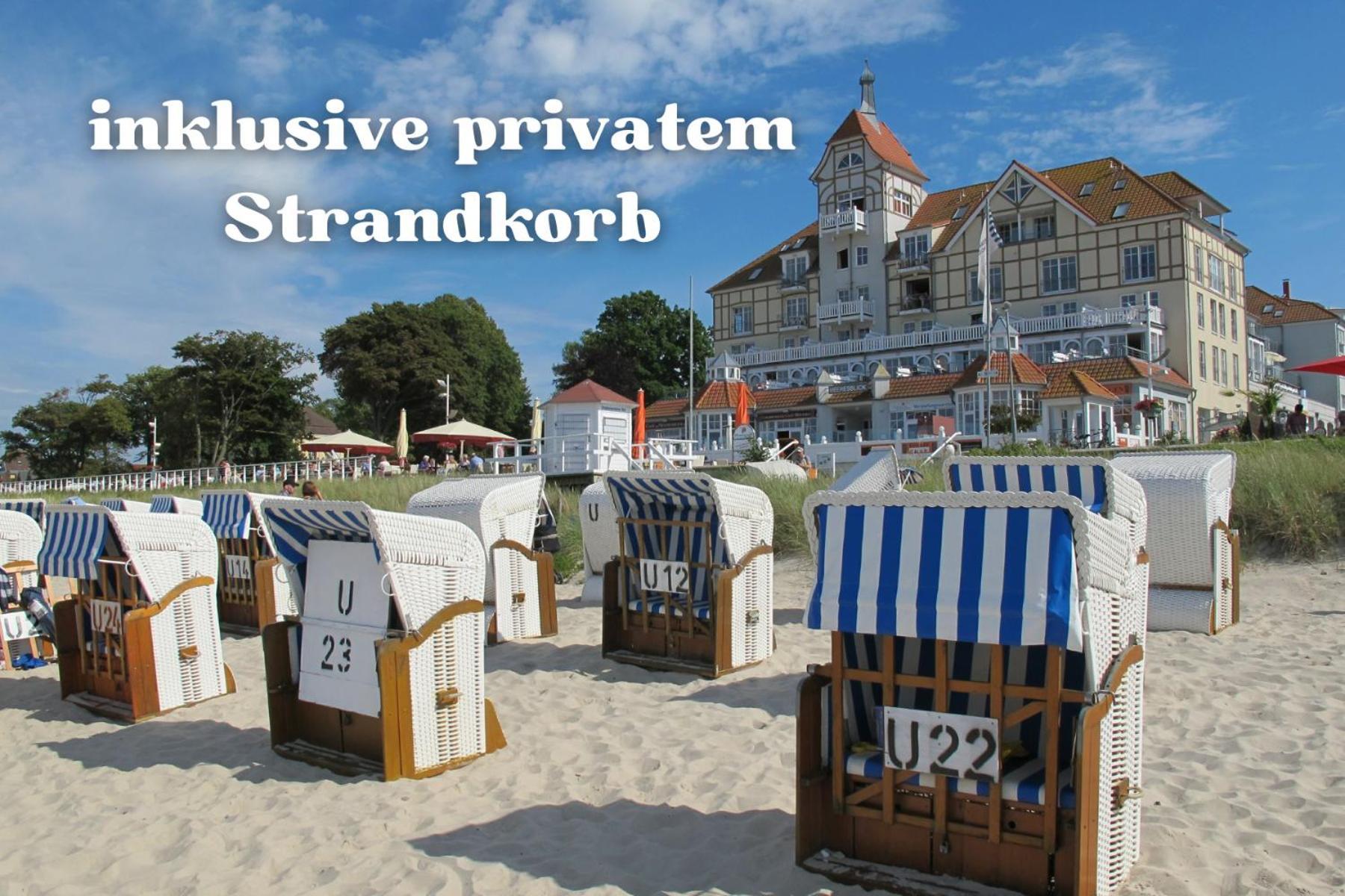 Meeresblick - Inklusive Privatem Strandkorb Kuehlungsborn Exterior photo